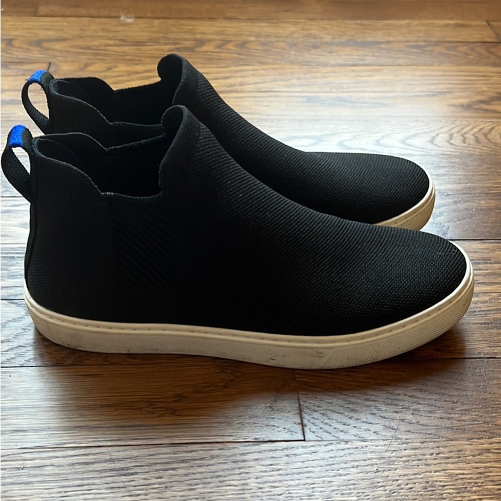 Rothys Black Chelsea Boots Sz 8